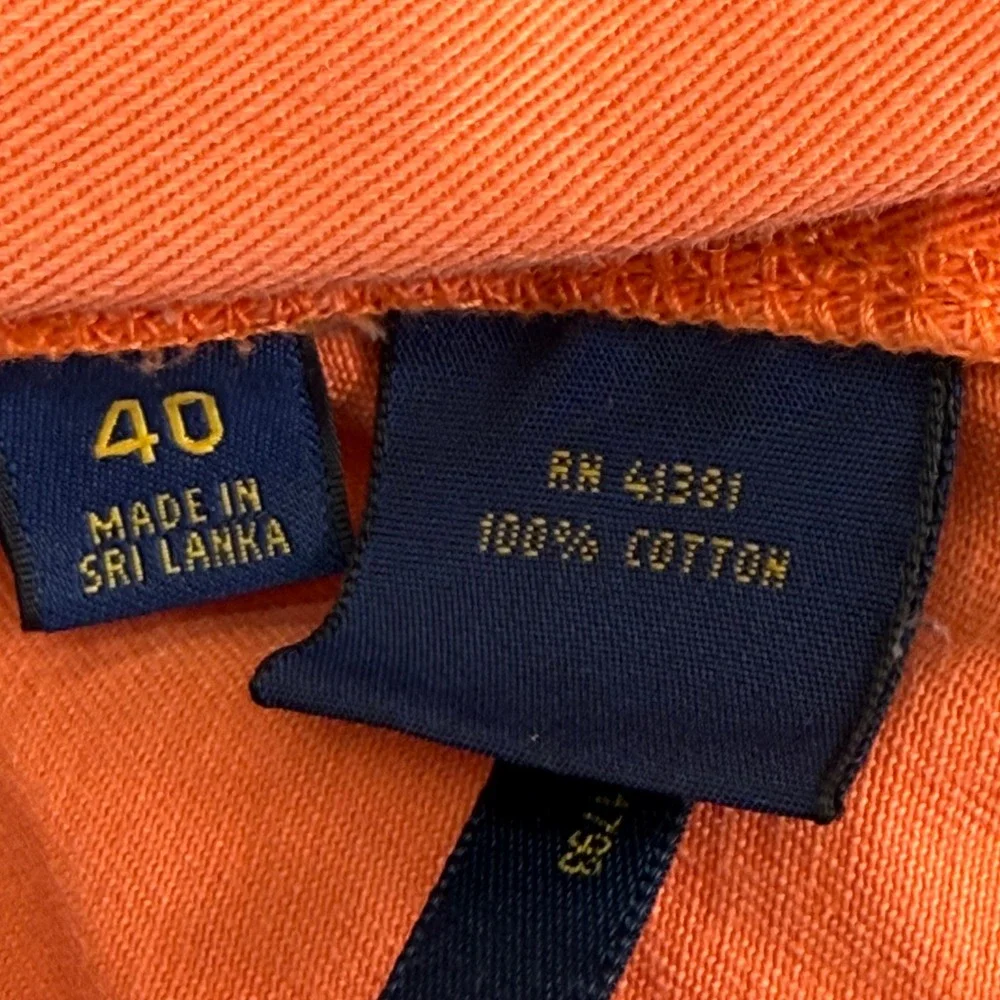 Polo Ralph Lauren Shorts Mens‎ 40 Orange Classic Fit 9